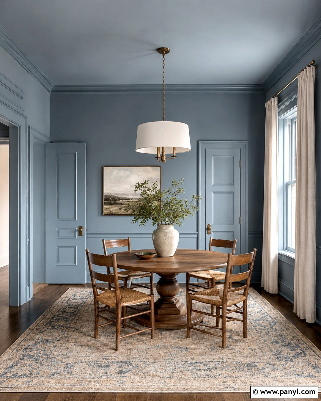 Dusty Blue All Over Wall Color - 20 All Over Wall Color Ideas