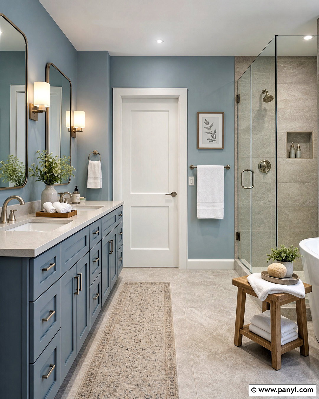 Dusty Blue And Gray Bathroom - 20 dusty blue bathroom ideas