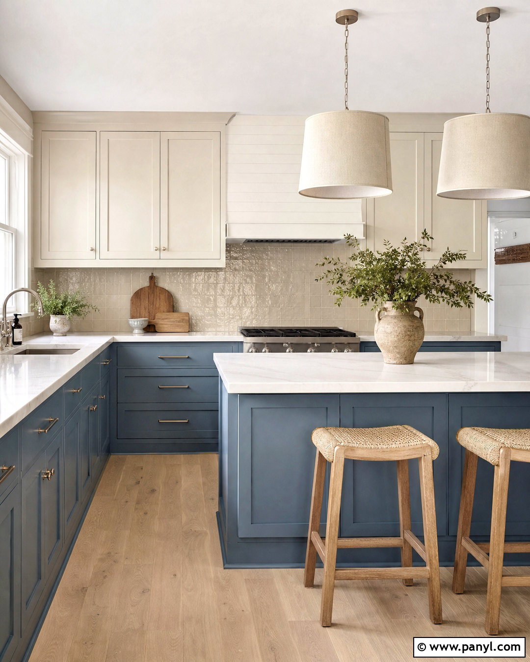 Dusty Blue And Greige Kitchen Color Combination - 20 kitchen colour combination ideas