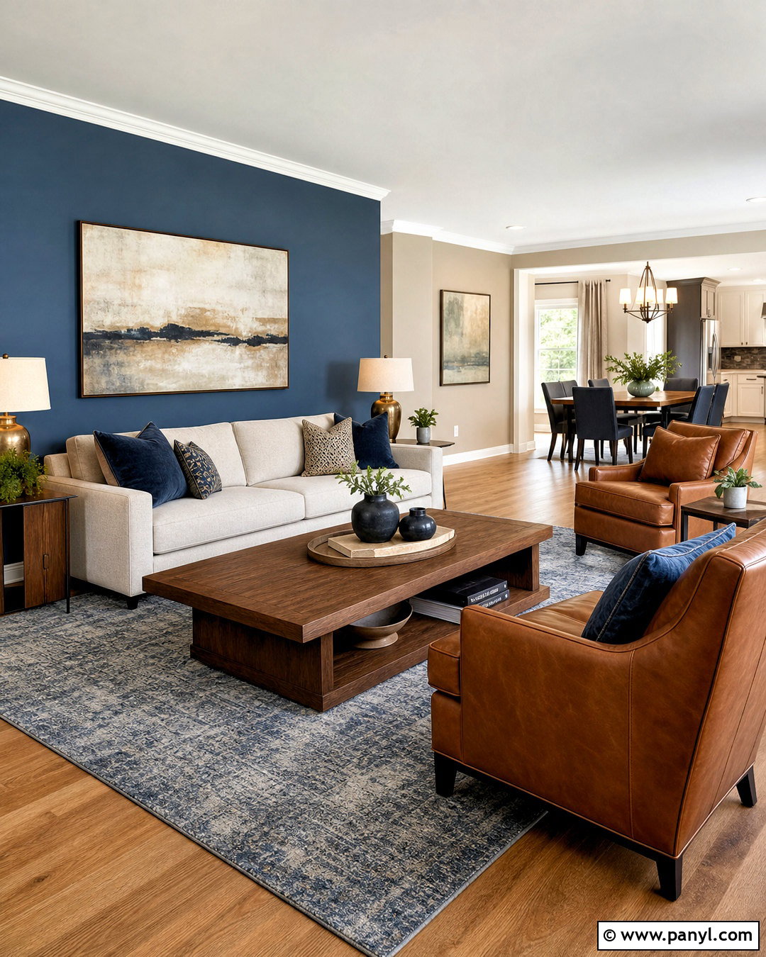 Dusty Blue And Greige Living Room Walls - 20 2 tone living room walls paint colors