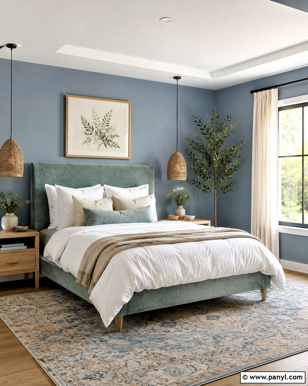 Dusty Blue And Sage Green Bedroom - 20 dusty blue paint color ideas