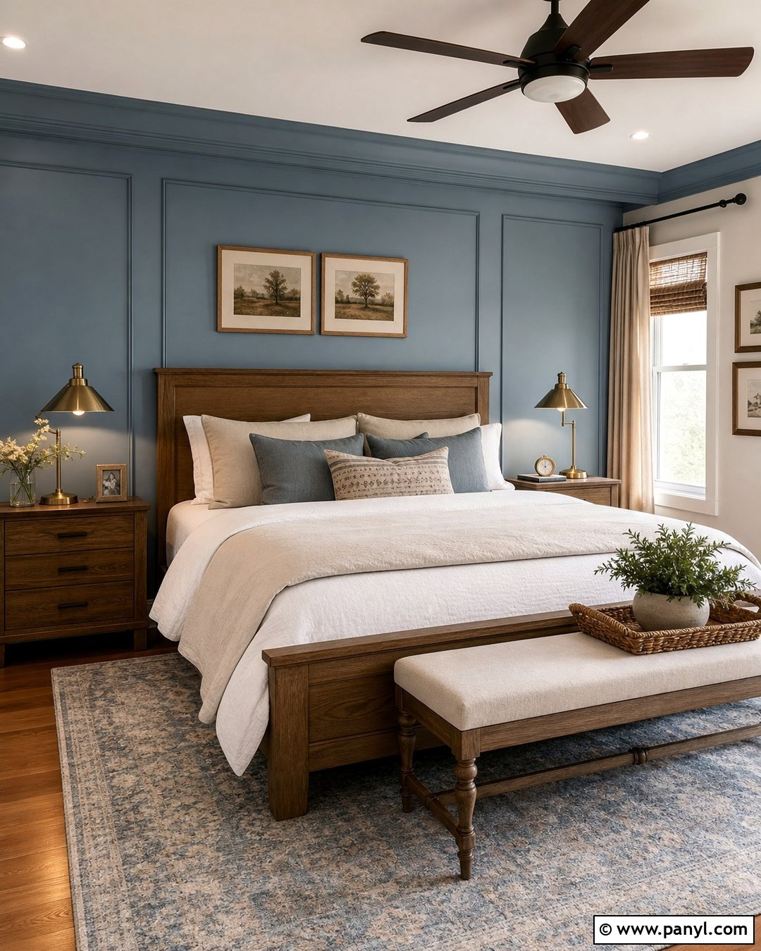 Dusty Blue And Soft Beige Wall Color Combination - 25 Color Combination For Wall Ideas
