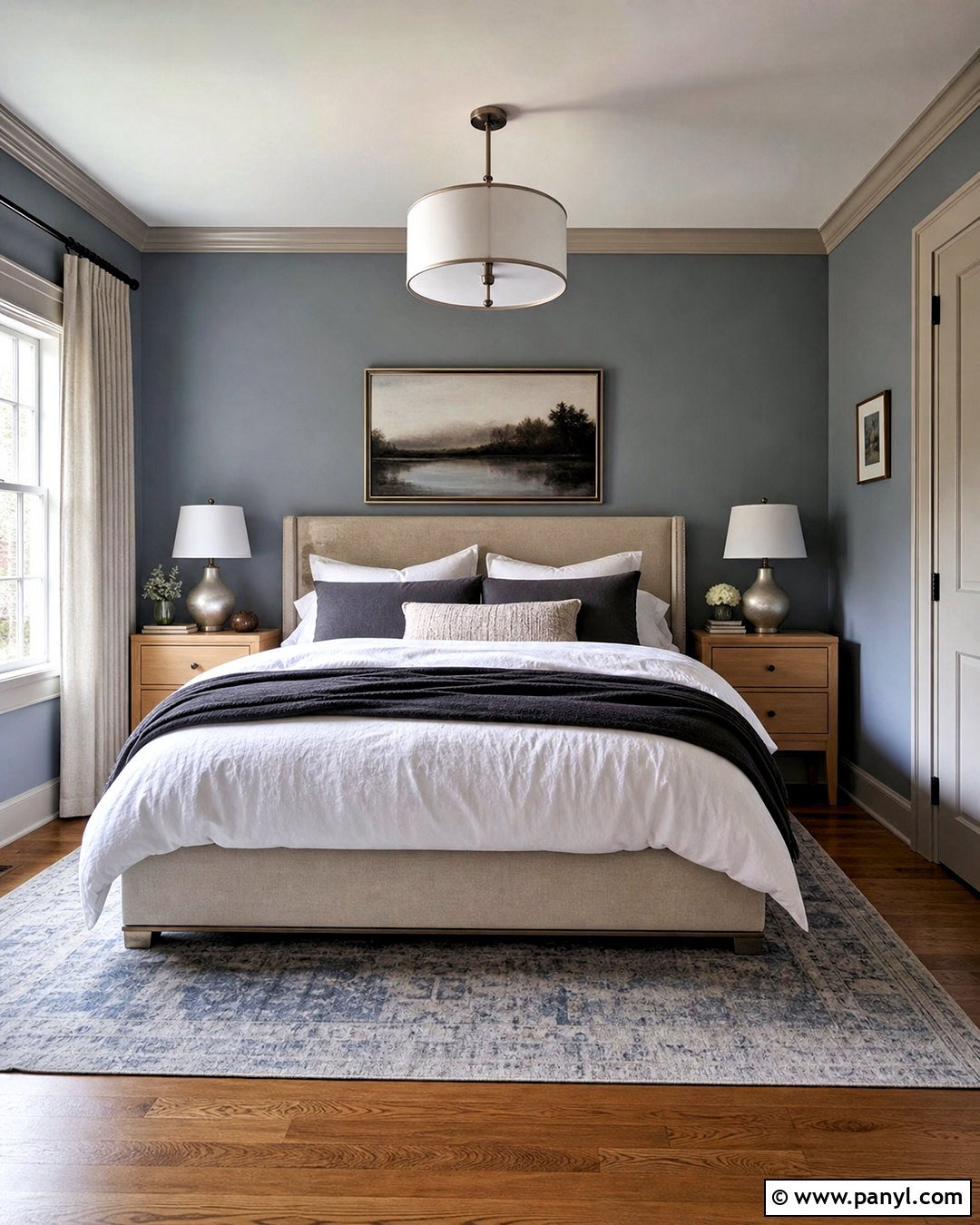 Dusty Blue And Soft Gray Interior Paint Scheme - 20 interior paint schemes