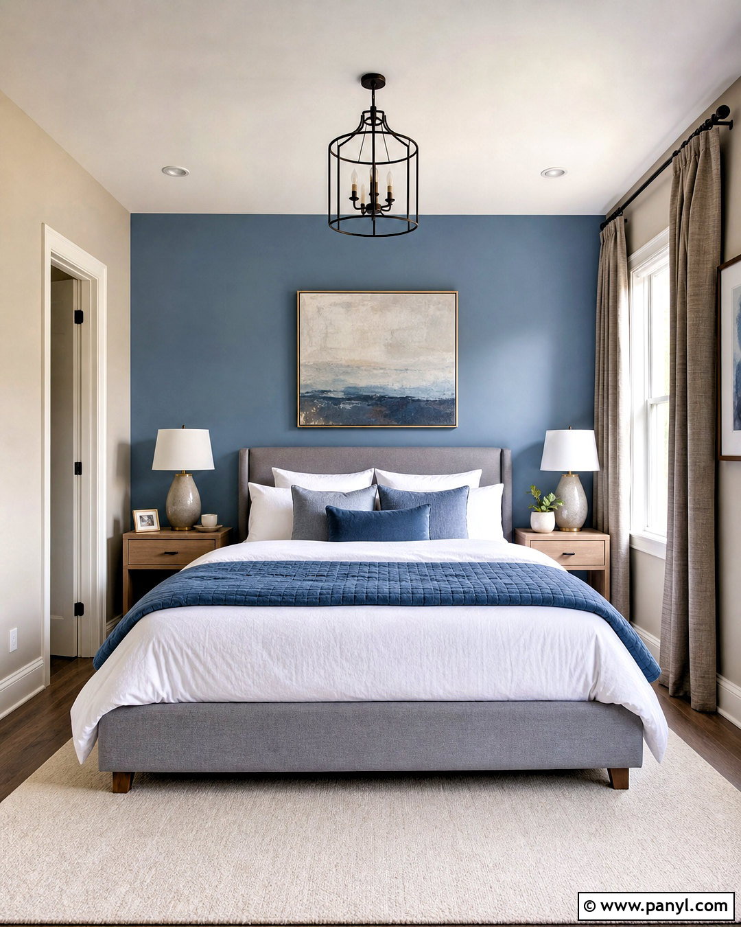 Dusty Blue And Soft Gray Room Colour Combination - 20 room colour combination ideas