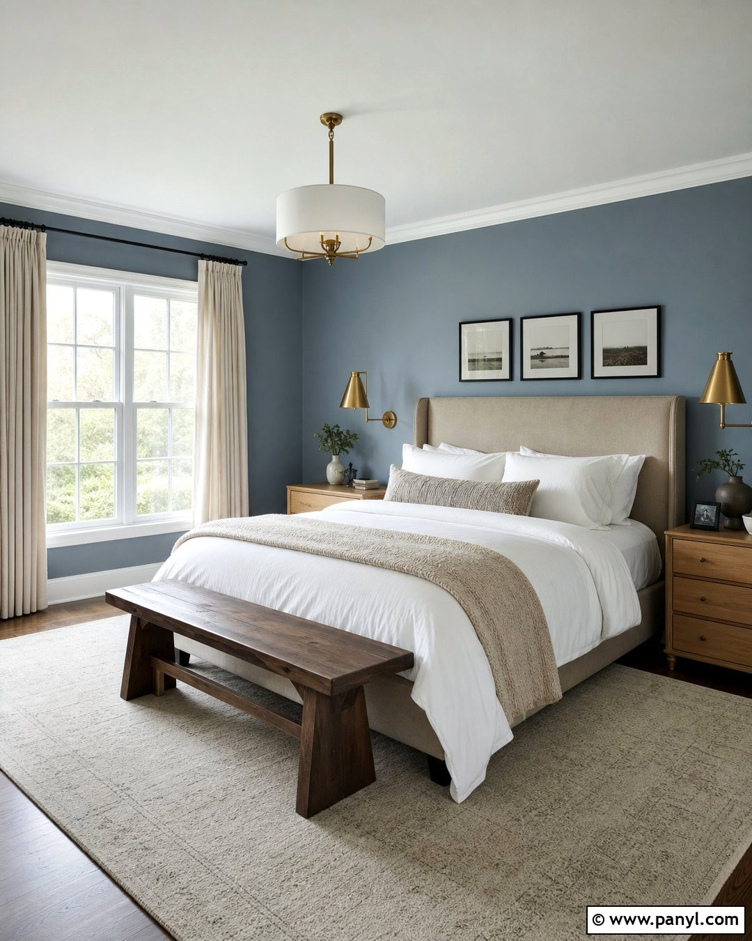 Dusty Blue And Taupe Interior Colour Combination - 20 Interior House Colour Combination Ideas