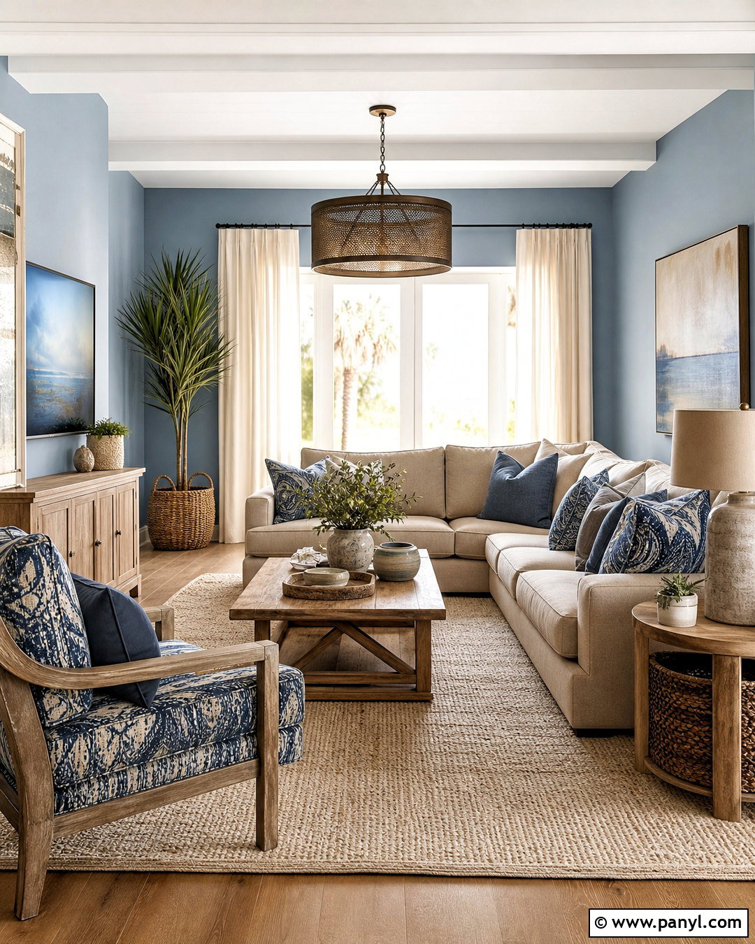 Dusty Blue And Taupe Room Color Combination - 20 aesthetic room colour combination ideas