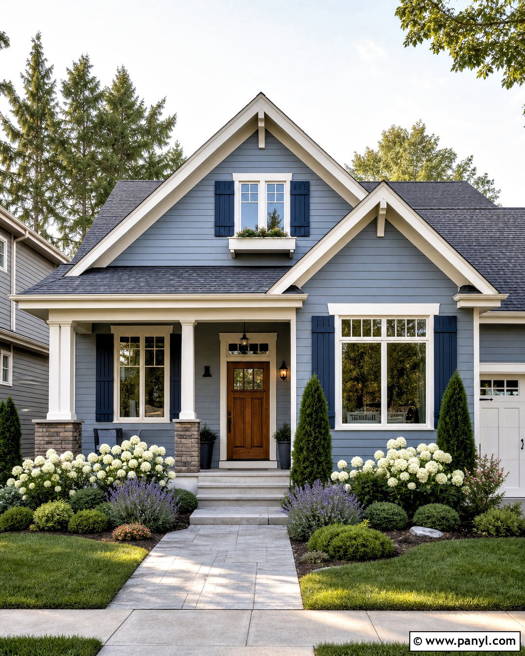 Dusty Blue And White Exterior Color Combination - 20 home outer colour combination ideas