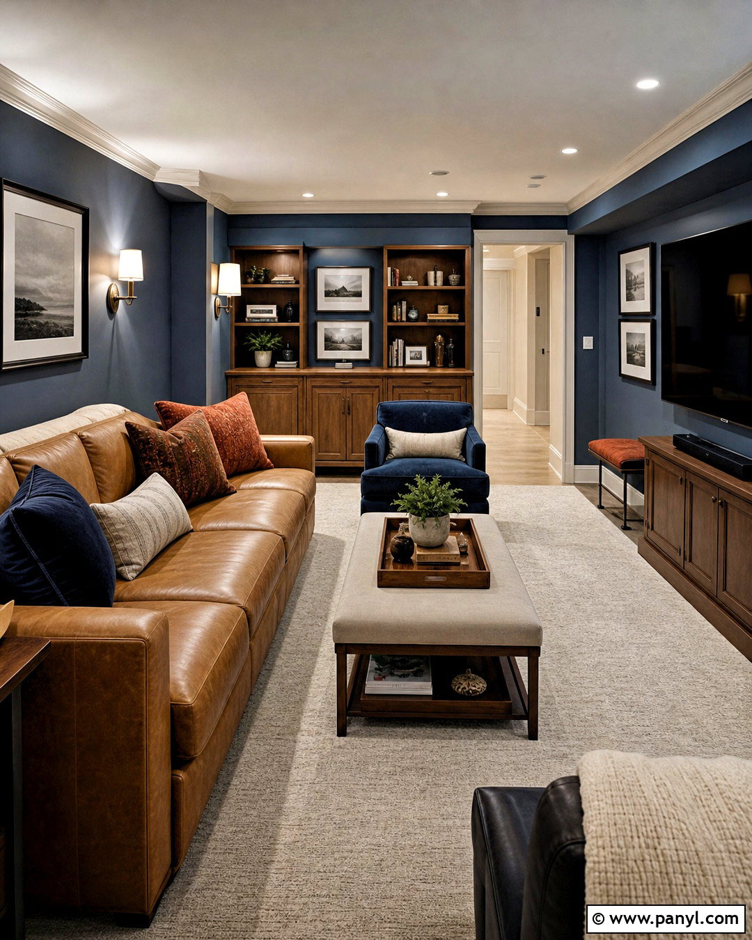 Dusty Blue Basement Walls - 20 basement wall colors