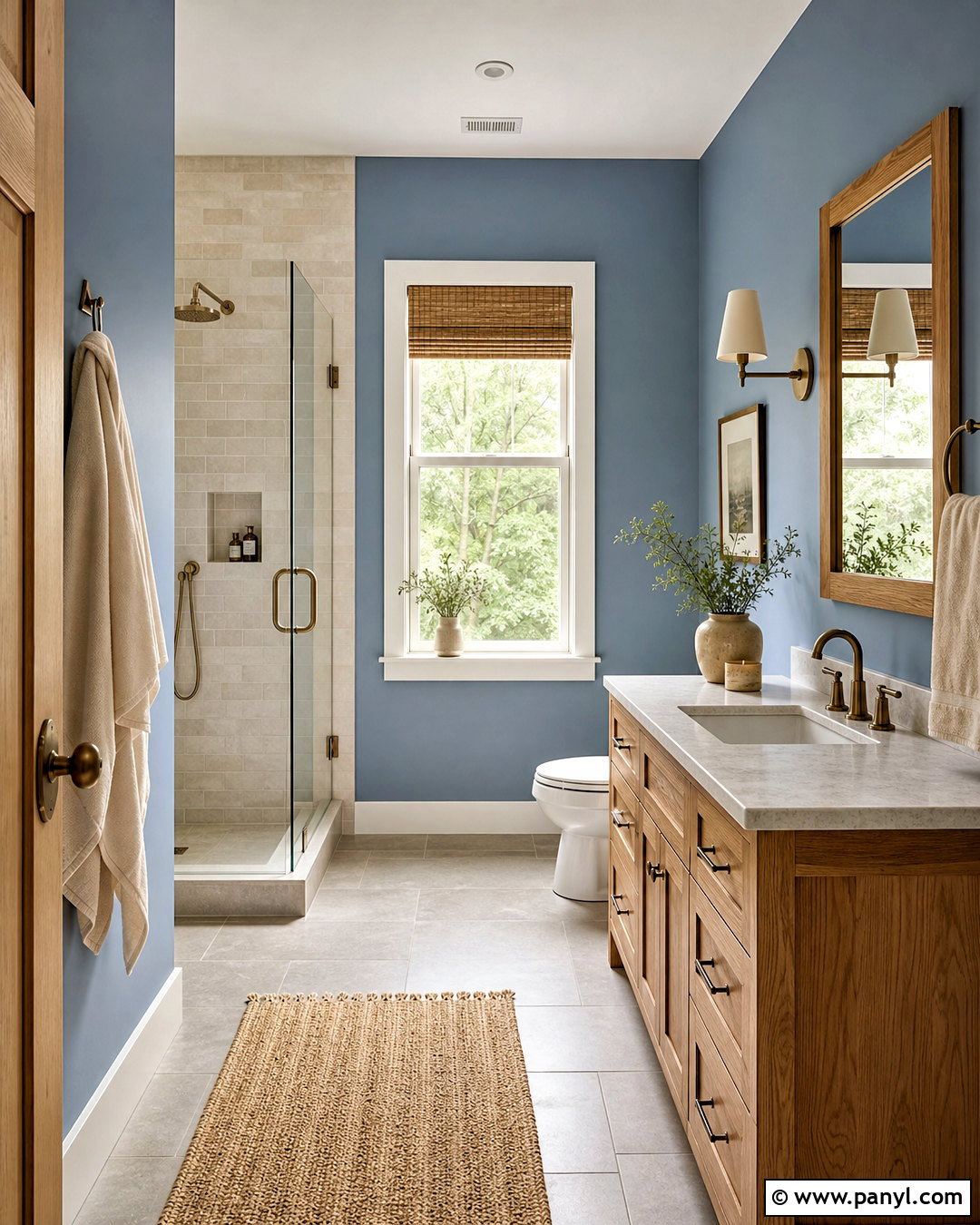 Dusty Blue Bathroom - 20 bathroom paint colors