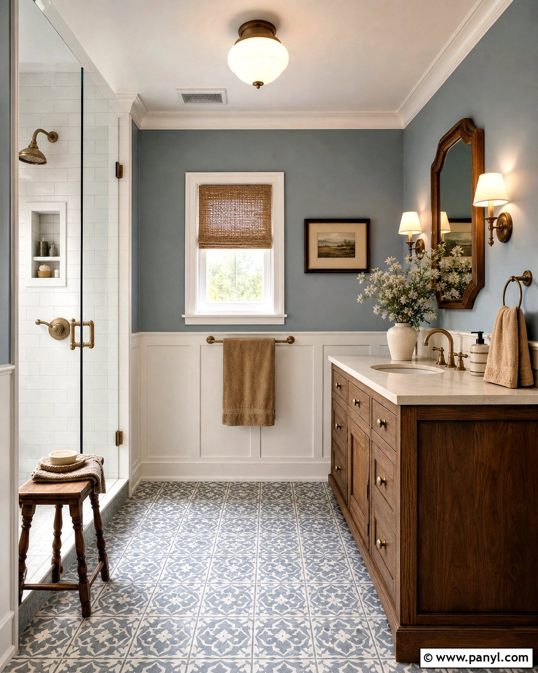 Dusty Blue Bathroom Paint - 20 blue paint colors for bathroom ideas