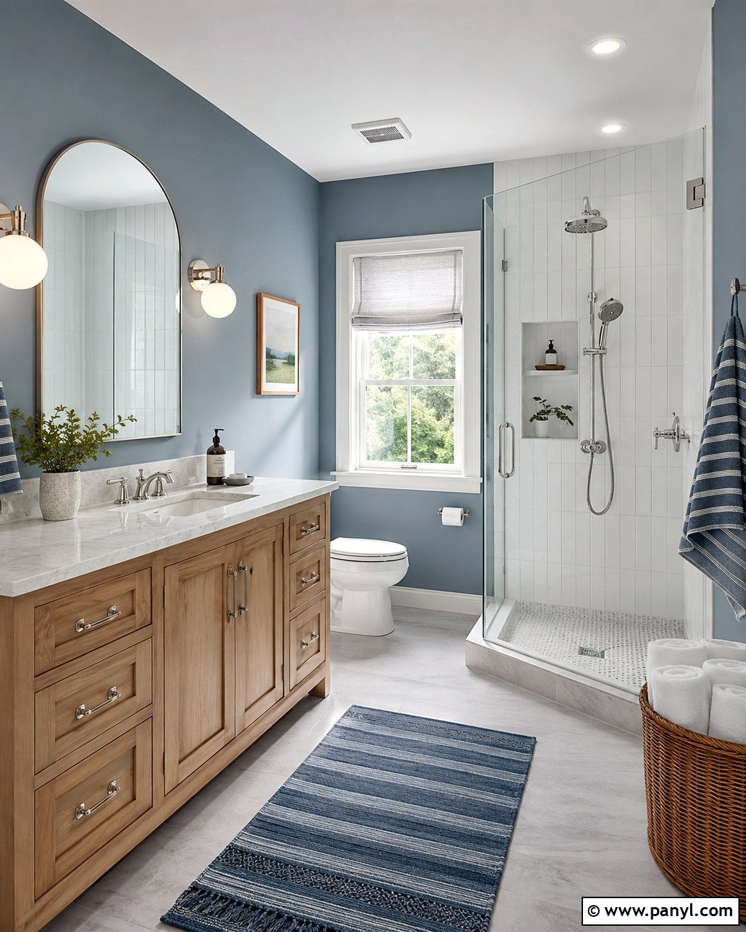 Dusty Blue Bathroom Walls - 20 Bathroom Wall Colors 2027