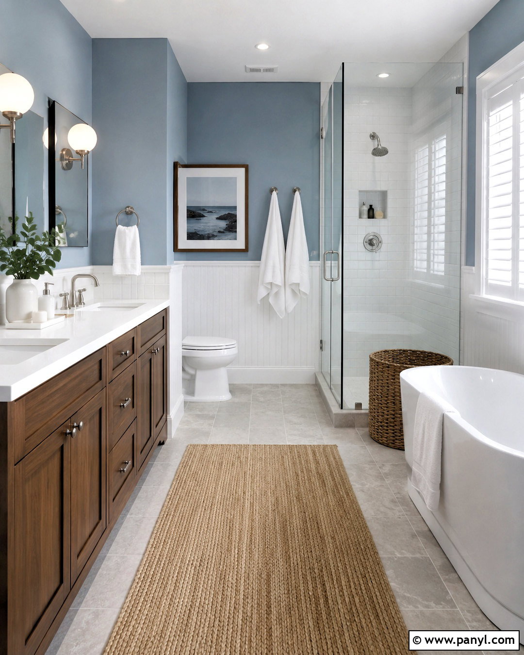 Dusty Blue Bathroom Walls - 20 dusty blue paint color ideas