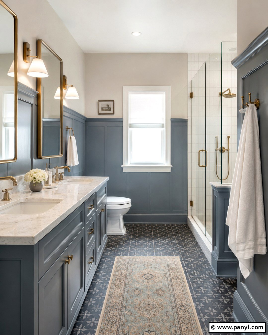 Dusty Blue Bathroom - 20 Bathroom Blue Colors