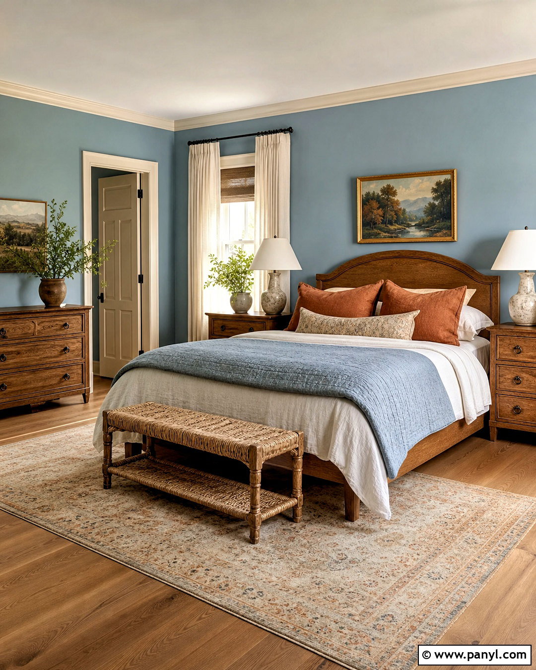 Dusty Blue Bedroom - 20 blue bedroom paint colors