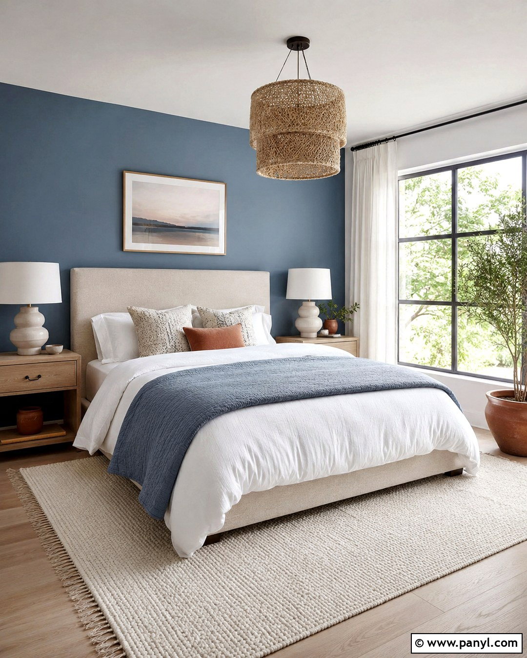 20 White Walls With Blue Accent Wall Ideas for Bold Style