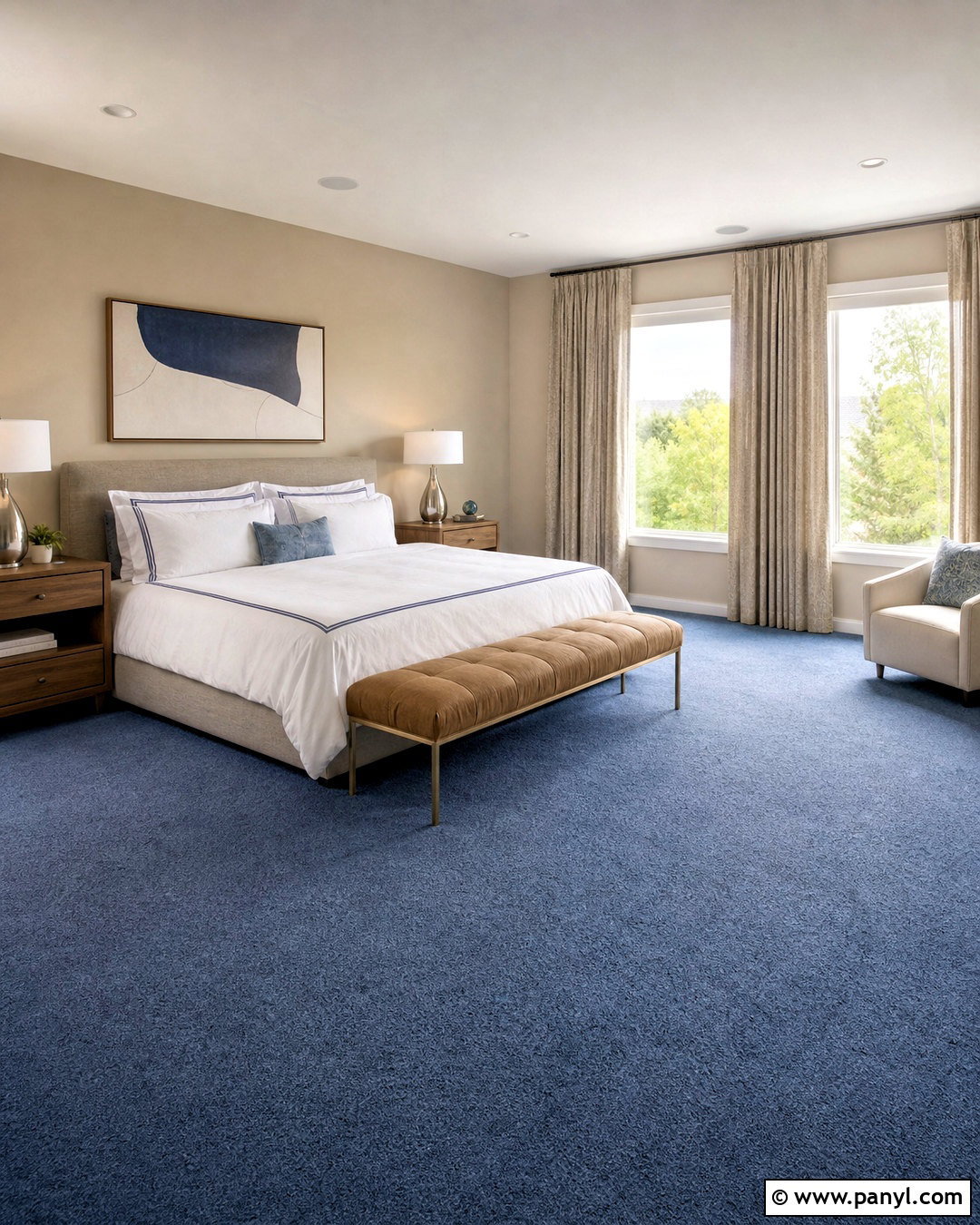 Dusty Blue Bedroom Carpet - 20 wall to wall carpet ideas bedrooms