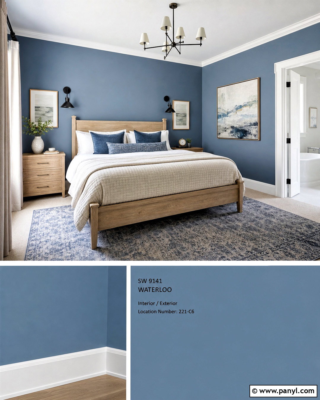 Dusty Blue Bedroom Wall Color - 20 room wall colors bedrooms
