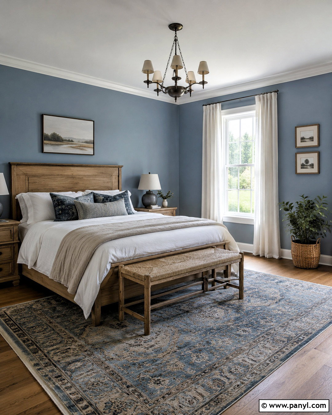 Dusty Blue Bedroom Walls - 35 Wall Paint Bedroom Ideas
