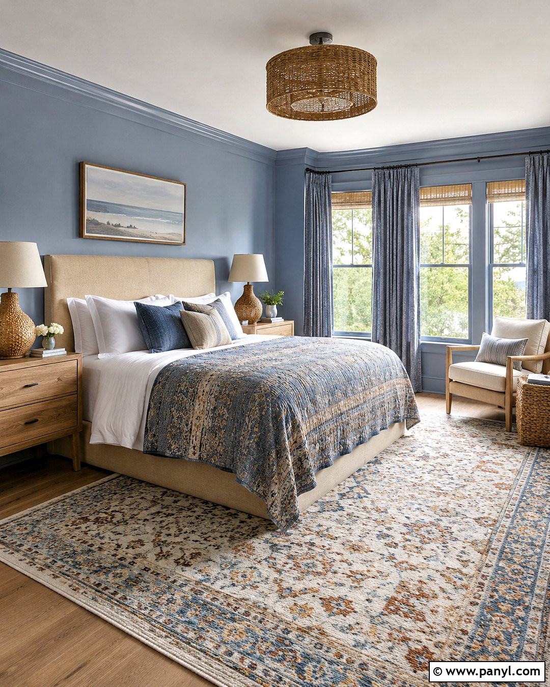 Dusty Blue Bedroom Walls And Trim - 35 trim and walls same color ideas