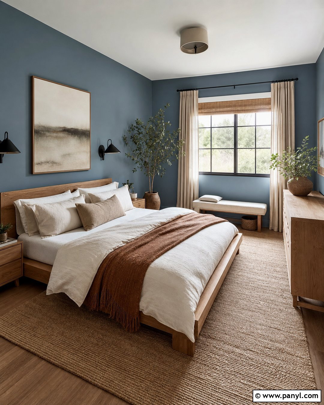 Dusty Blue Bedroom - 30 blue wall colors bedroom ideas