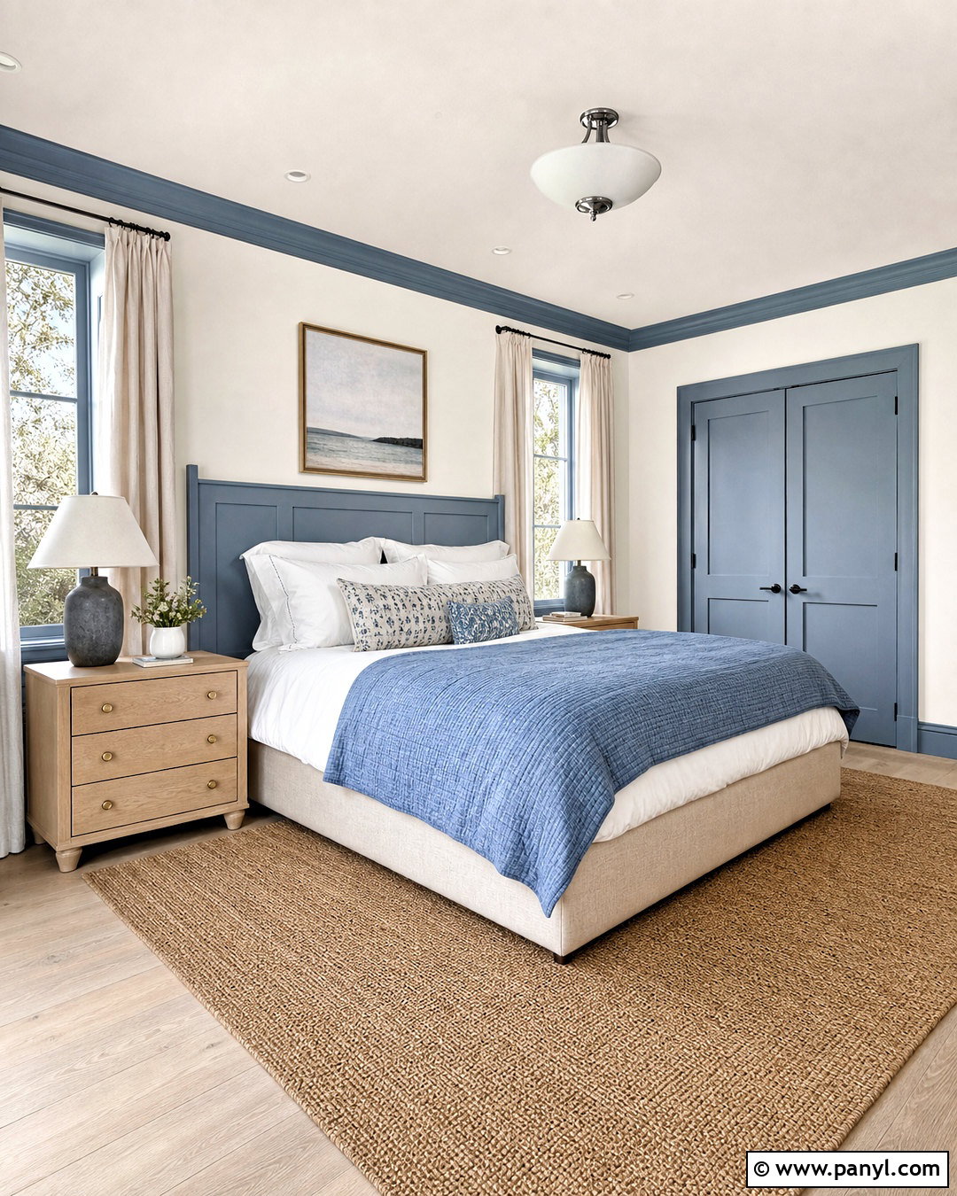 Dusty Blue Contrast Trim - 20 contrast trim colors