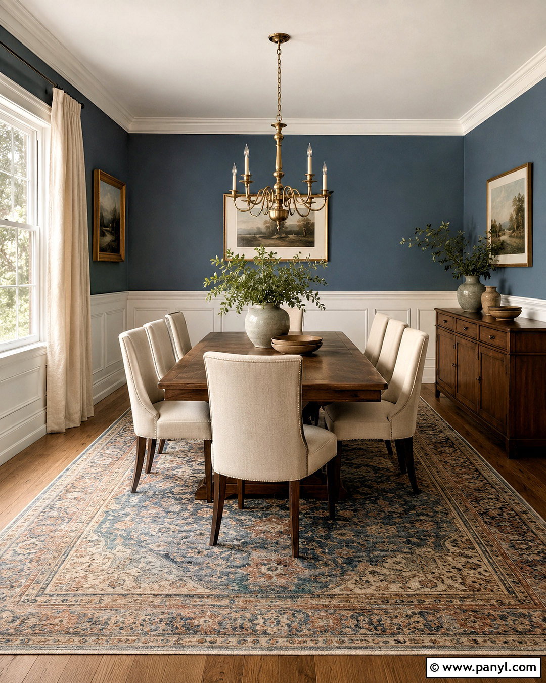Dusty Blue Dining Room - 20 dusty blue paint color ideas