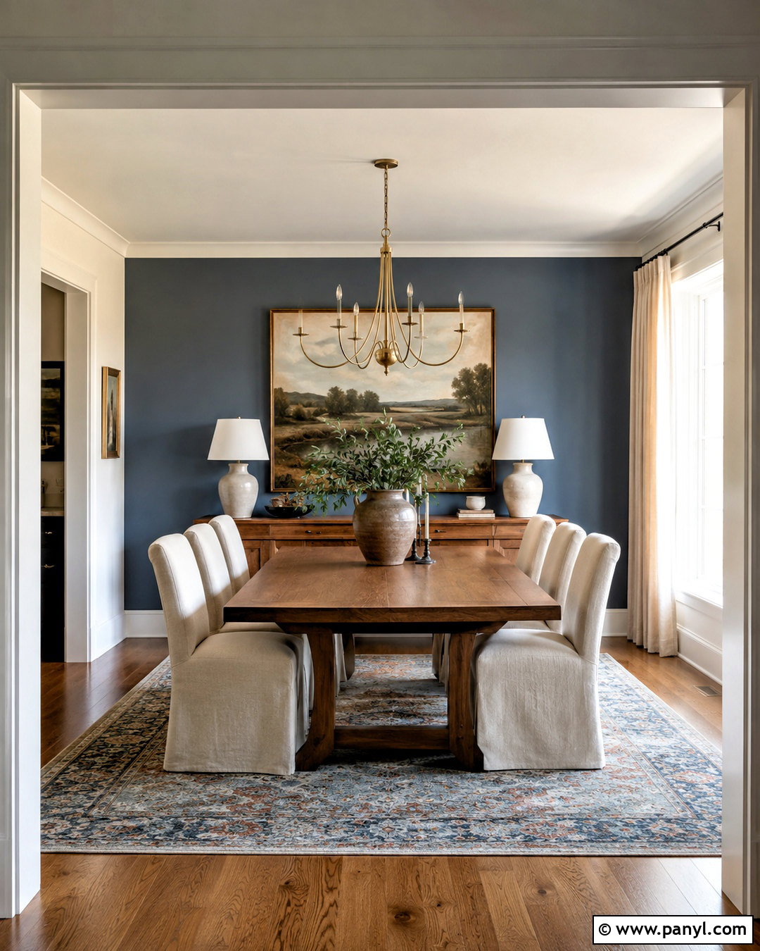 Dusty Blue Dining Room Accent Wall - 20 dining room accent wall colors