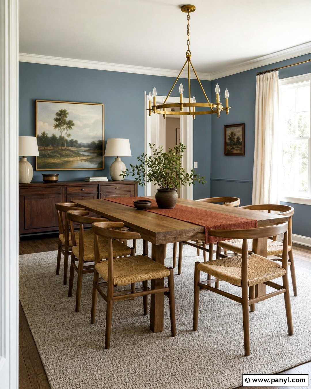 Dusty Blue Dining Room Walls - 20 Calming Blue Wall Color Ideas