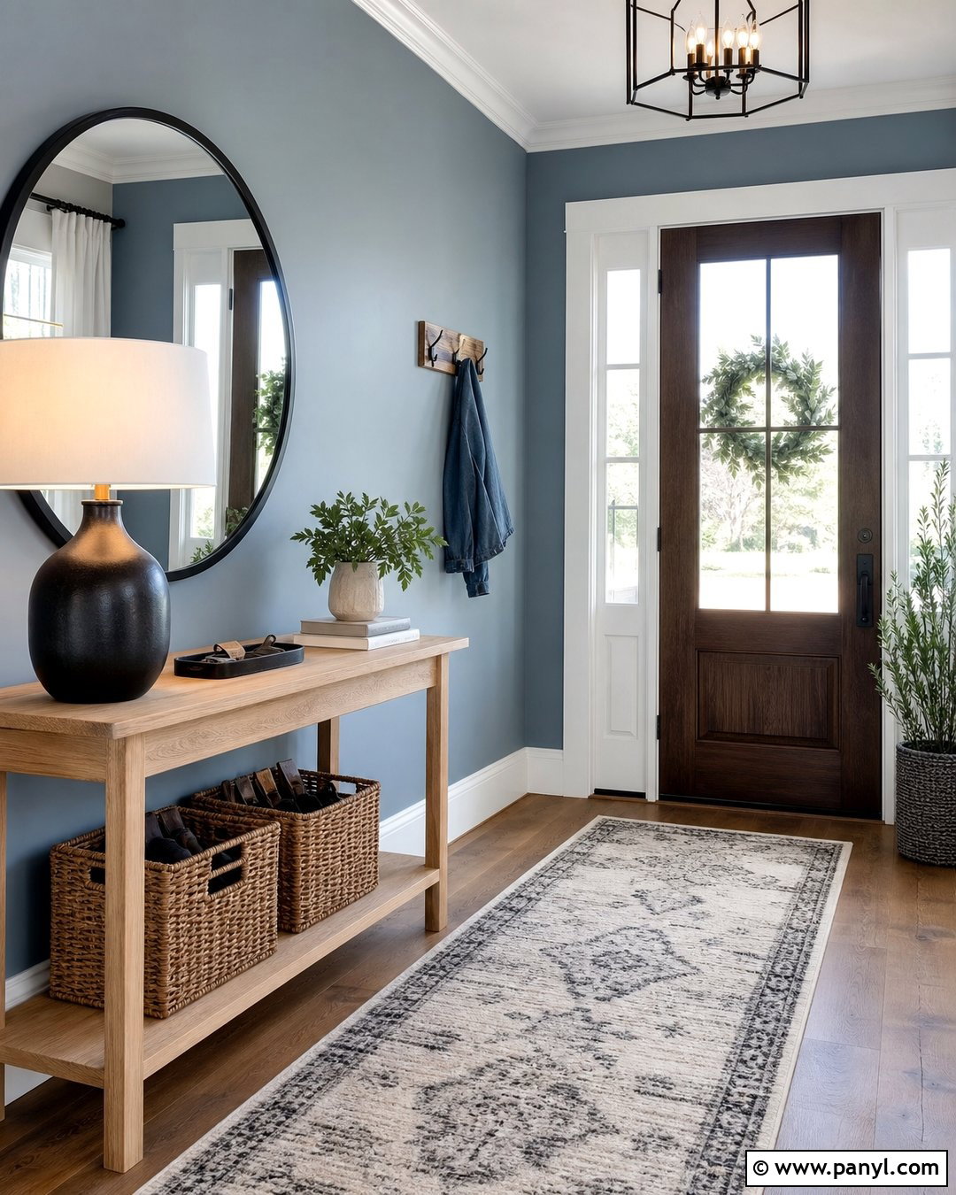 Dusty Blue Entryway Walls - 30 Dusty Blue Walls