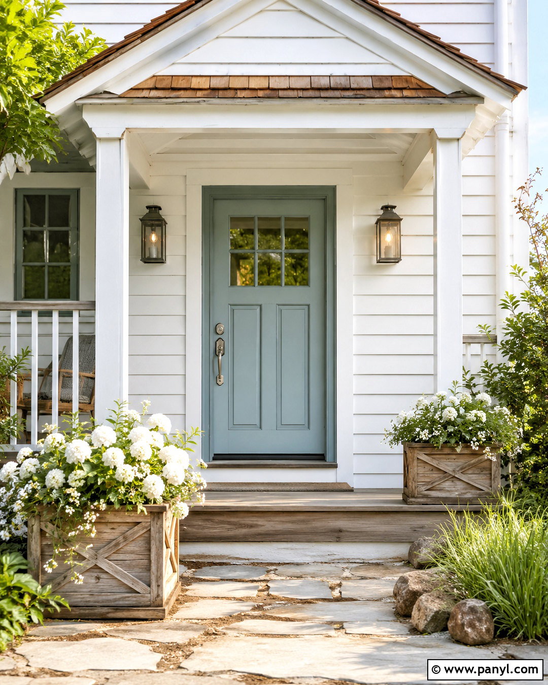 Dusty Blue Front Door Color - 20 door colours ideas paint colors