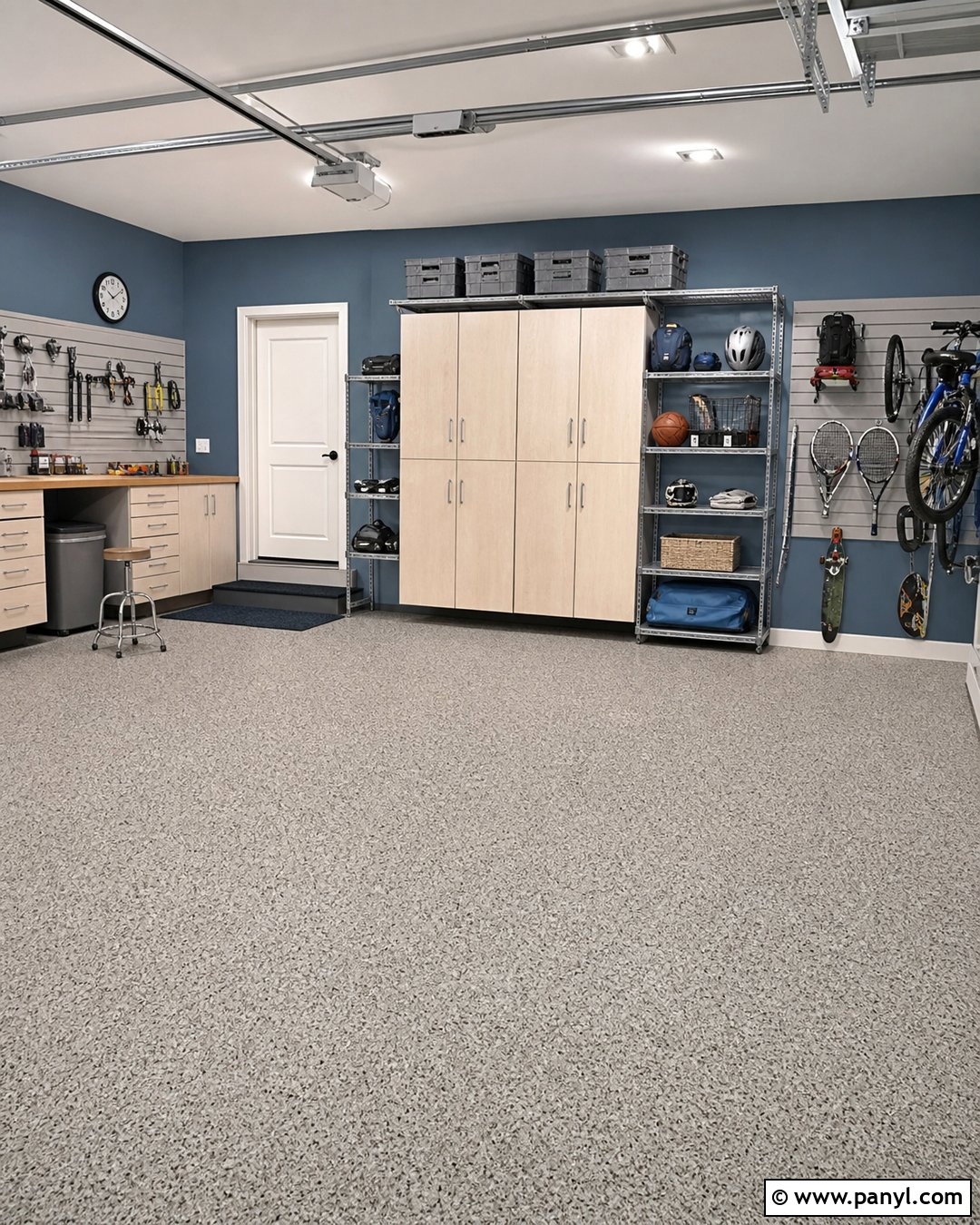 Dusty Blue Garage Walls - 35 Garage Walls Paint Colors