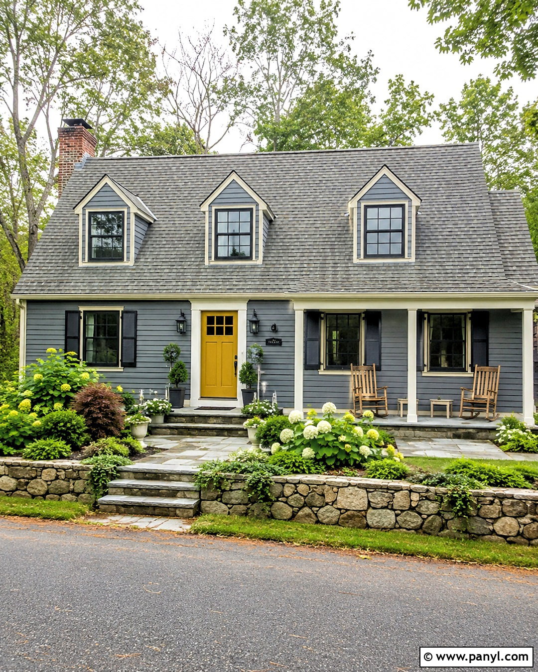 Dusty Blue Gray House Exterior - 20 outer colour of house ideas
