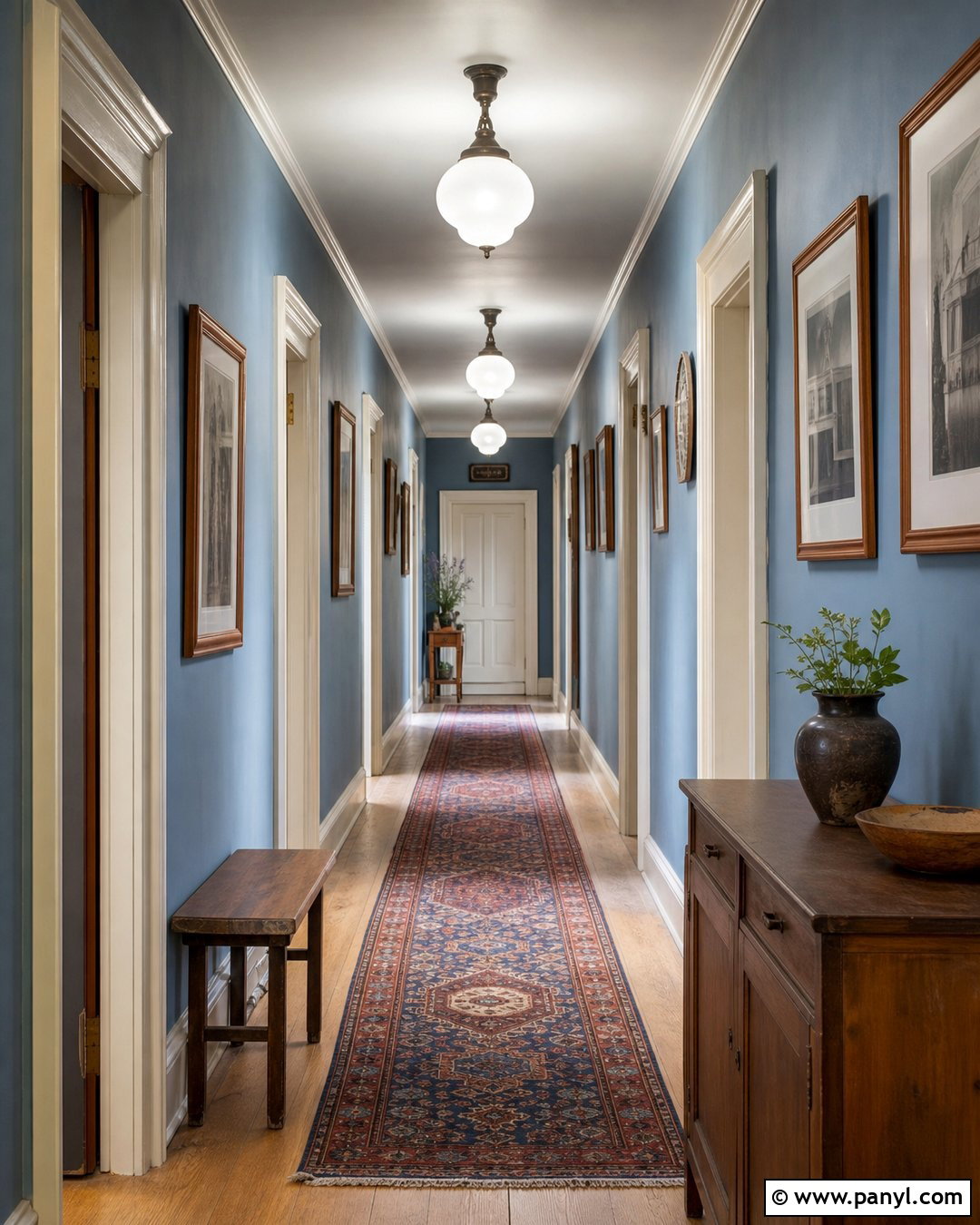 Dusty Blue Hallway Walls - 30 Dusty Blue Walls
