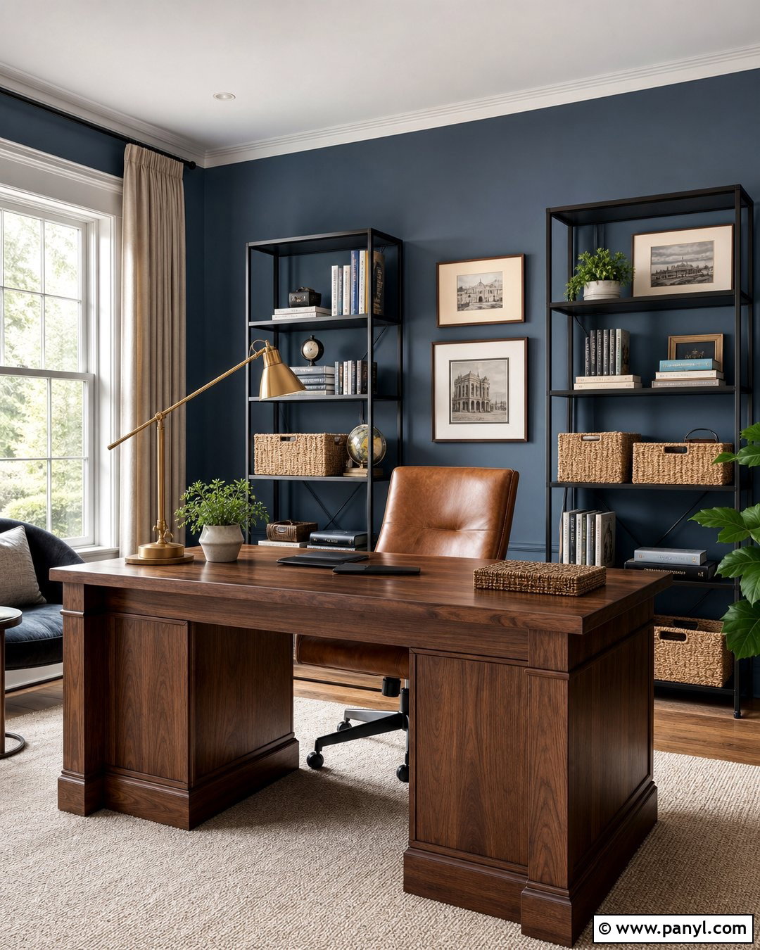 Dusty Blue Home Office Walls - 30 Dusty Blue Walls