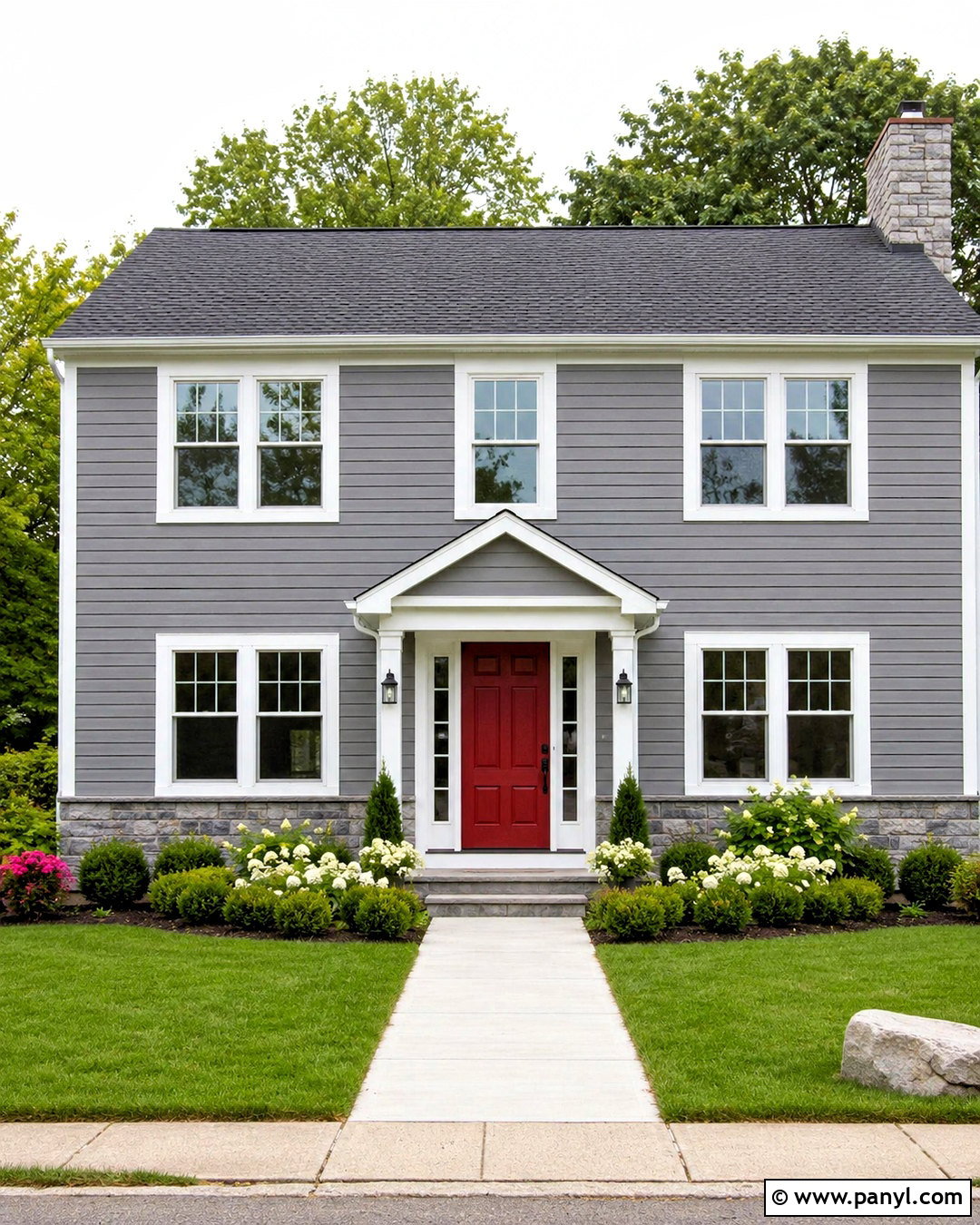 Dusty Blue House Exterior - 20 outdoor colours for houses