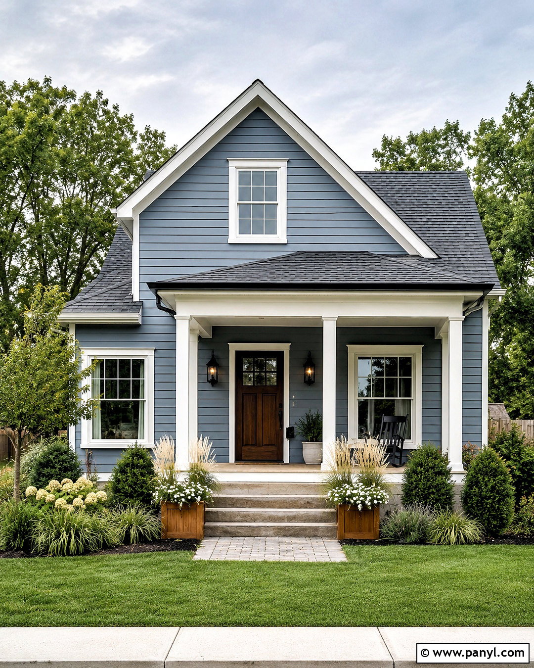 Dusty Blue House Exterior - 20 dusty blue paint color ideas