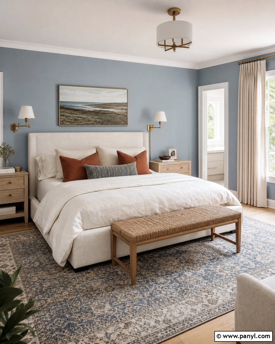 Dusty Blue Interior Wall Color - 25 House Interior Wall Color Ideas