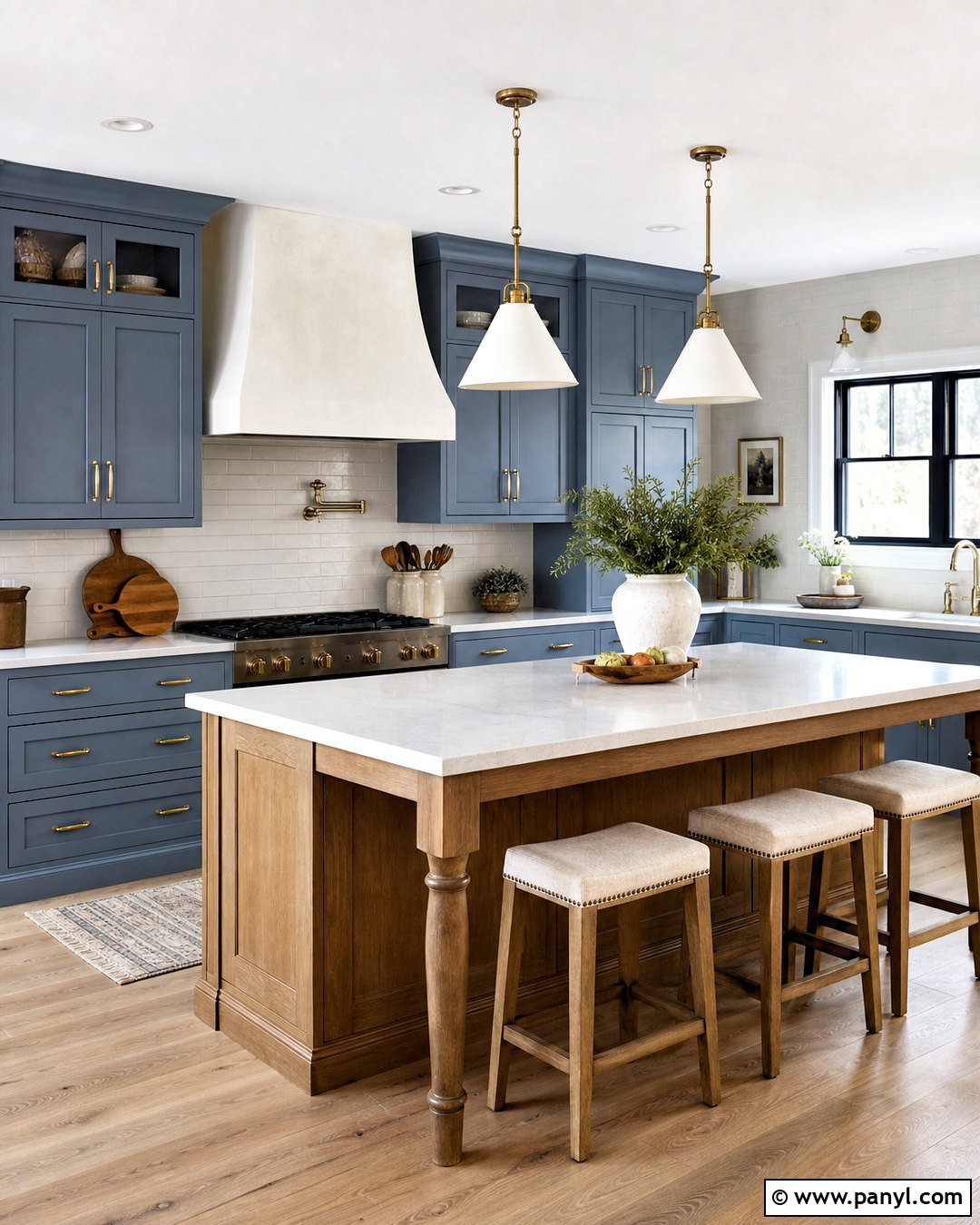 Dusty Blue Kitchen - 20 blue room idea ideas
