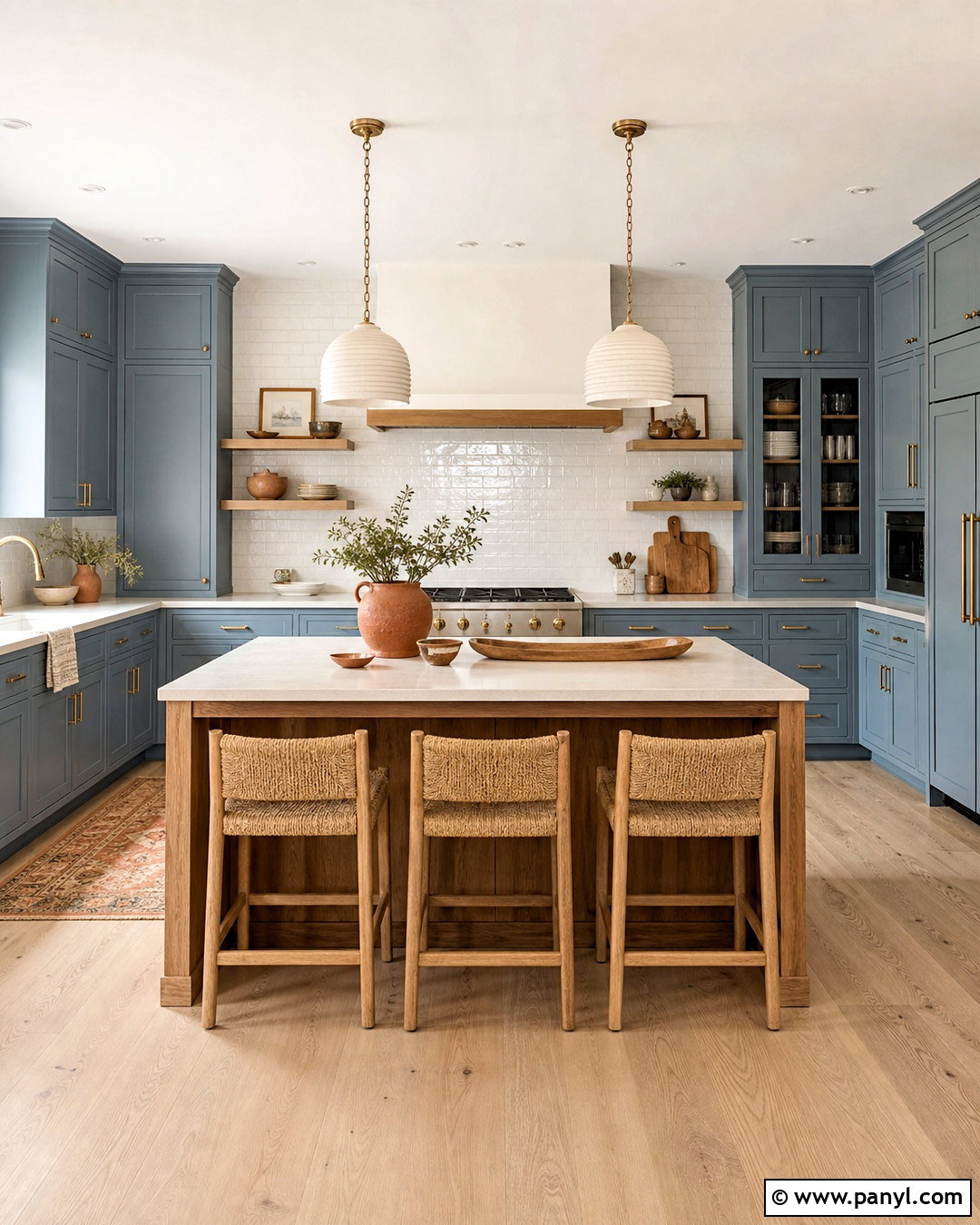 Dusty Blue Kitchen - 20 trendy kitchen colors