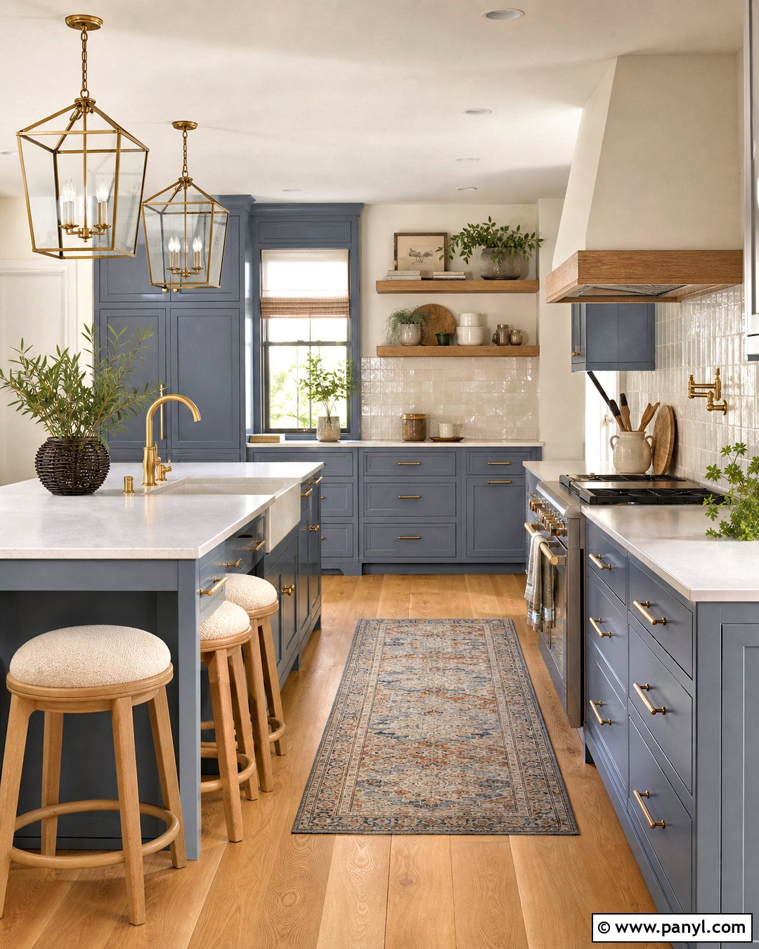 Dusty Blue Kitchen Color Scheme - 20 kitchen room colour ideas