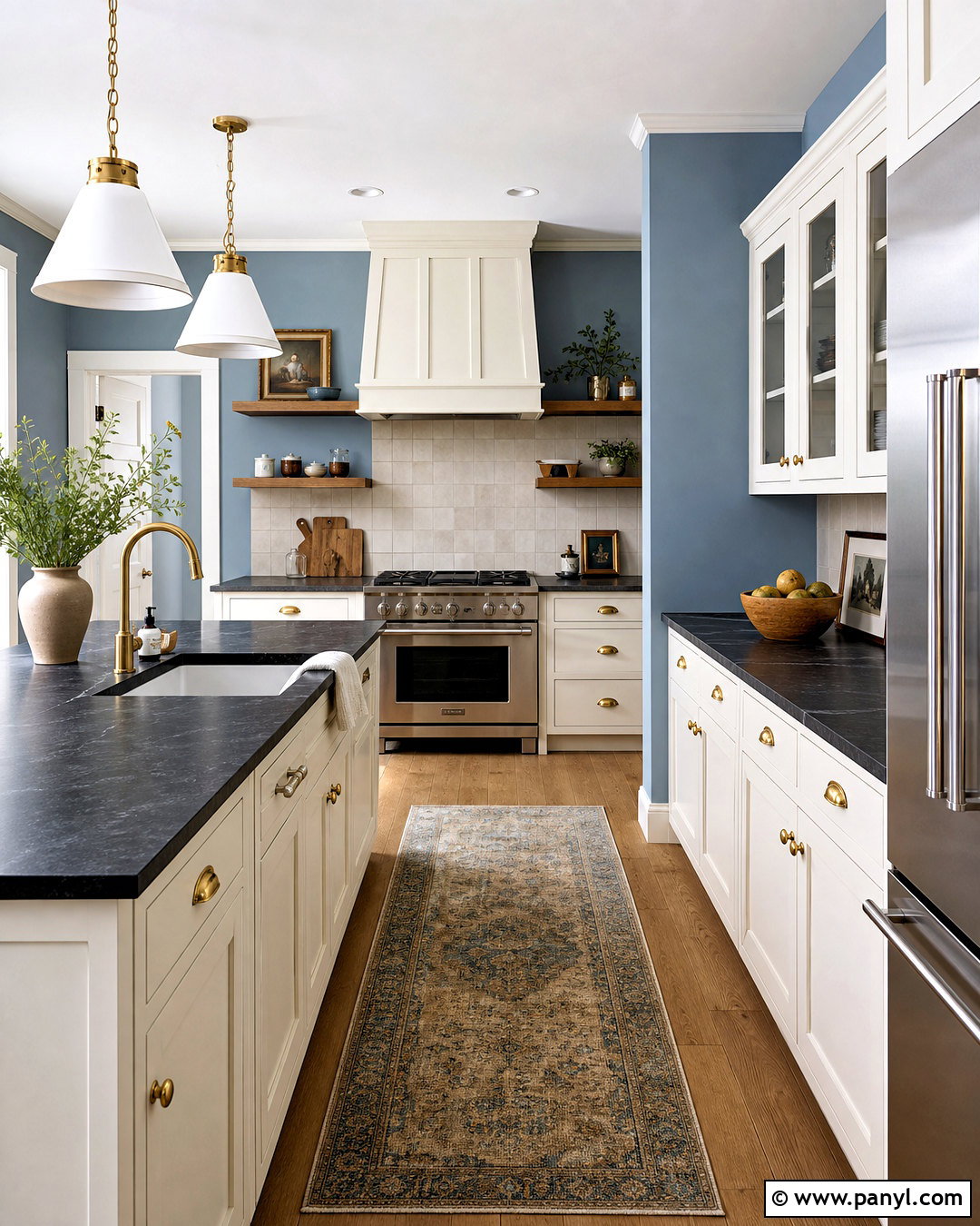 Dusty Blue Kitchen Walls - 20 kitchen walls paint ideas