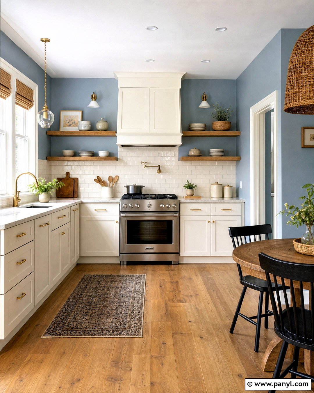 Dusty Blue Kitchen Walls - 20 blue wall design ideas