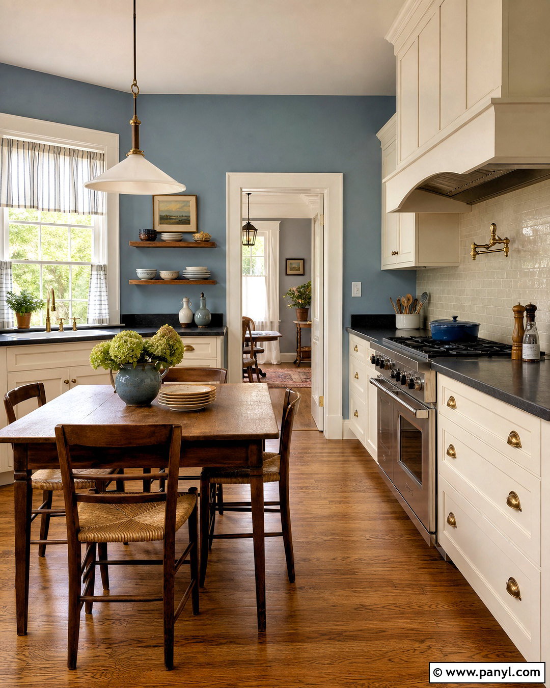 Dusty Blue Kitchen Walls - 20 kitchen paint color ideas for walls