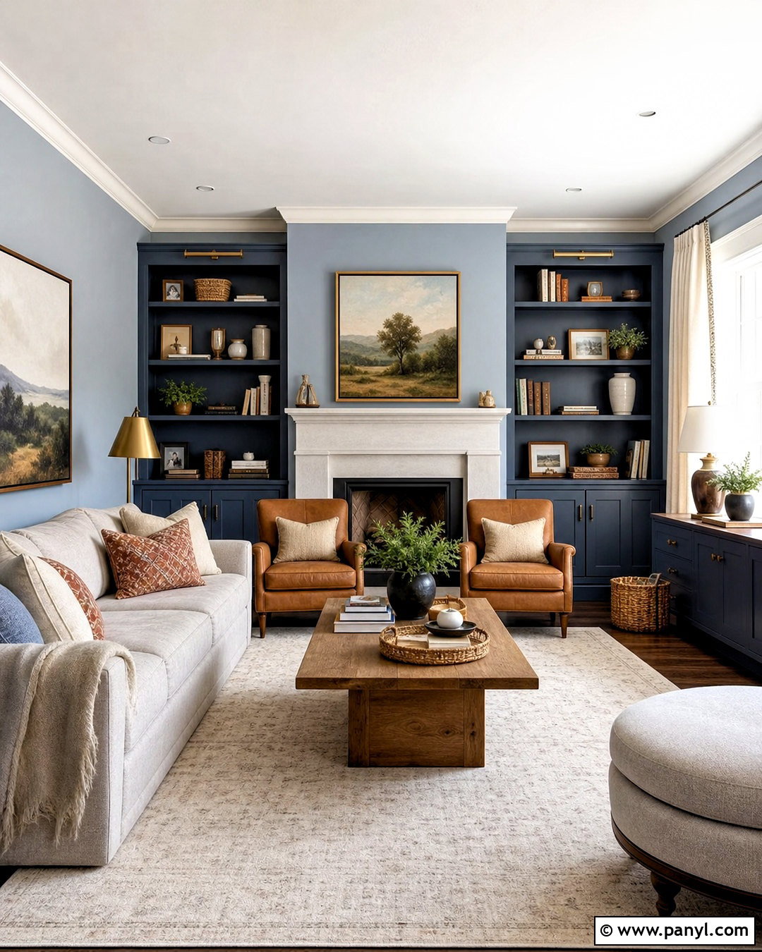 Dusty Blue Living Room Paint - 20 home painting ideas living room ideas