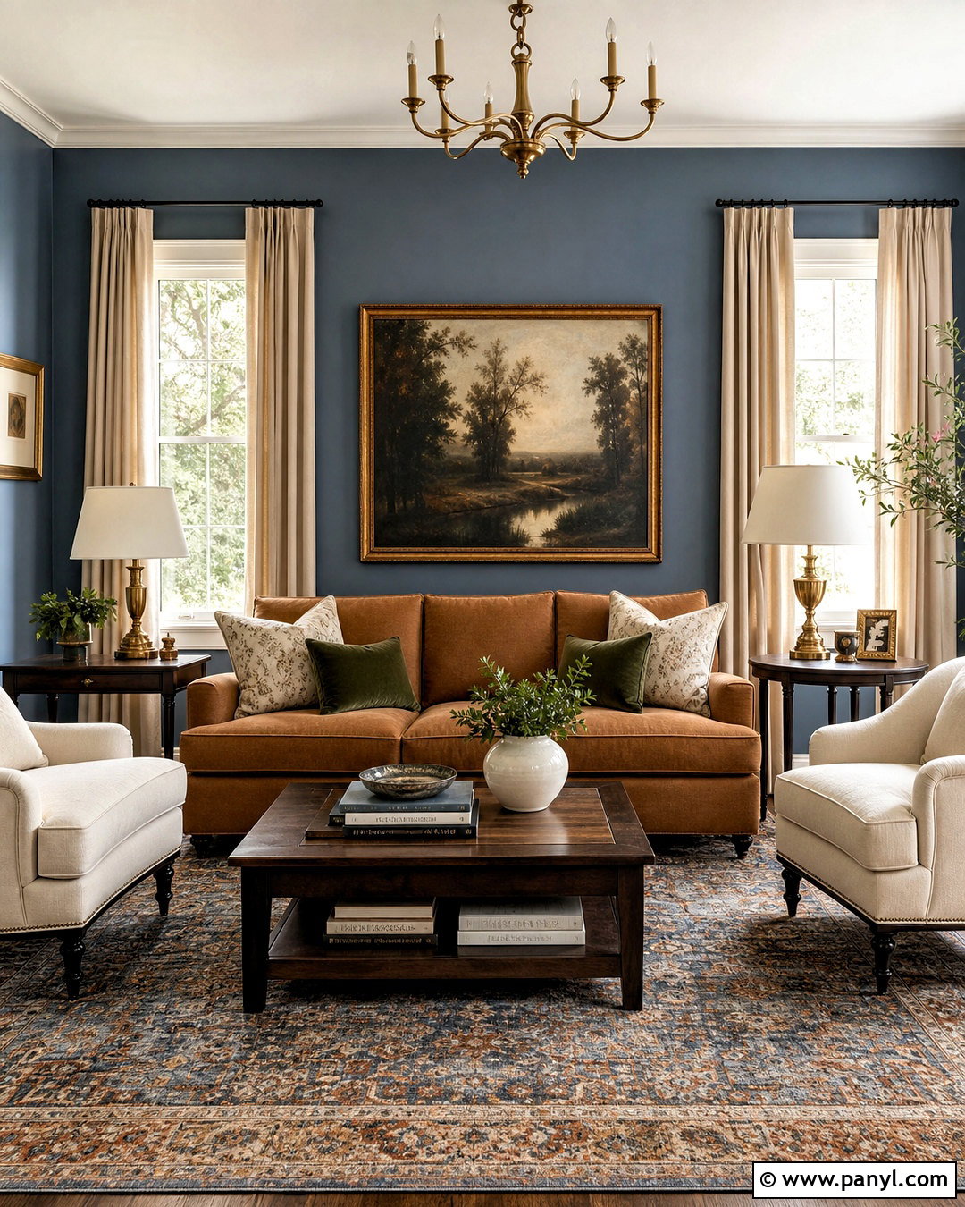 Dusty Blue Living Room Paint - 20 indoor paint colors living room ideas