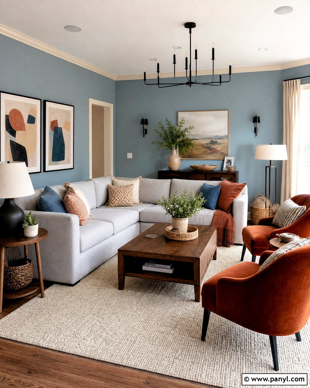 Dusty Blue Living Room Paint - 20 best paint colors for living room ideas