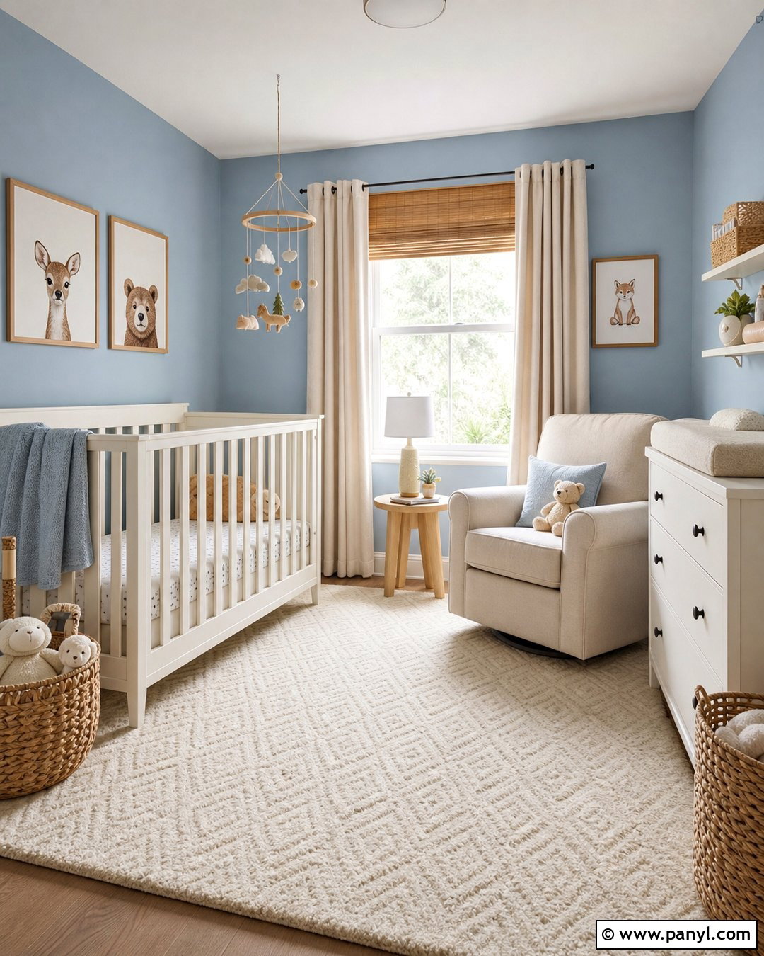 Dusty Blue Nursery Walls - 30 Dusty Blue Walls