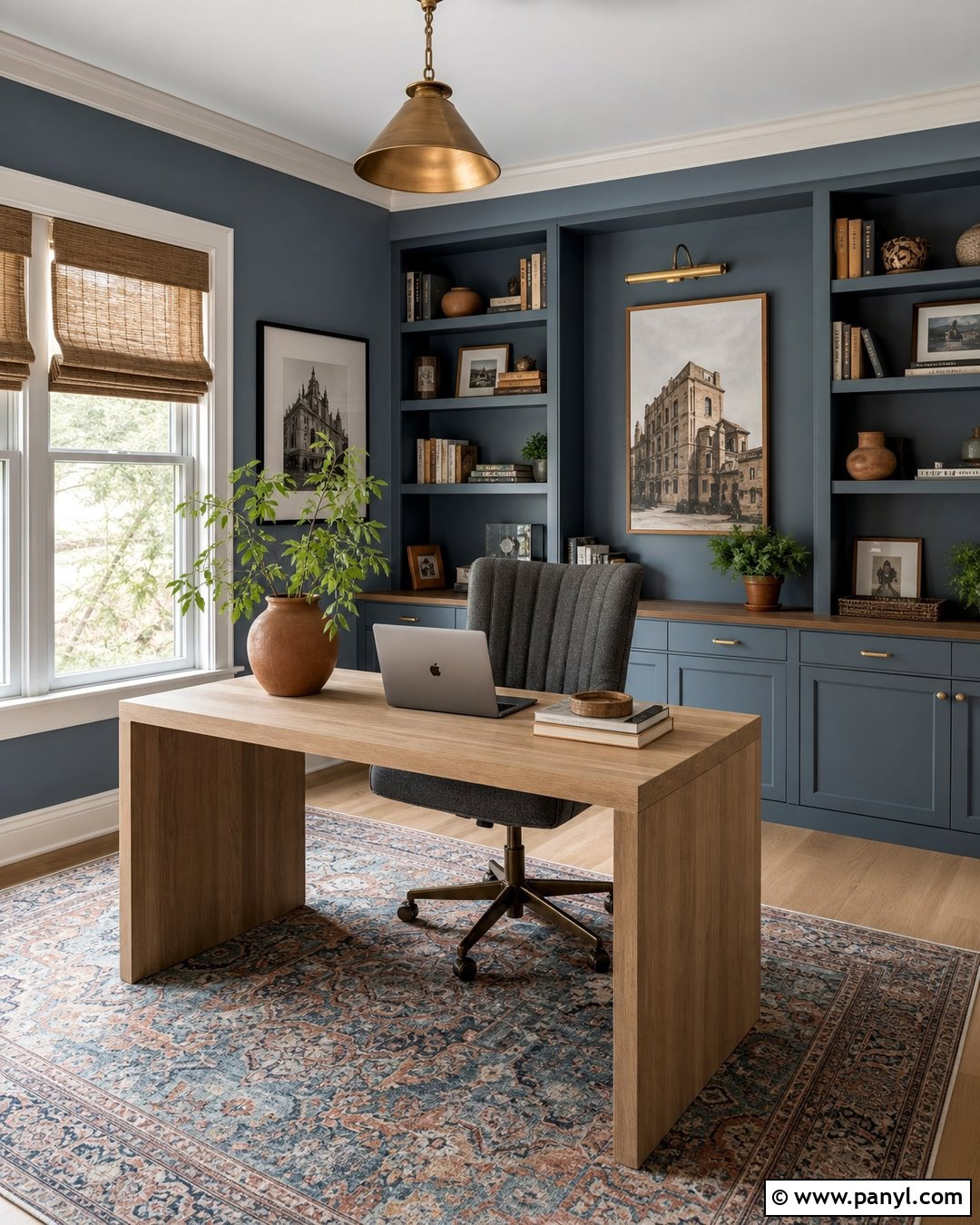Dusty Blue Office Walls - 25 Office Wall Color Ideas Paint Ideas