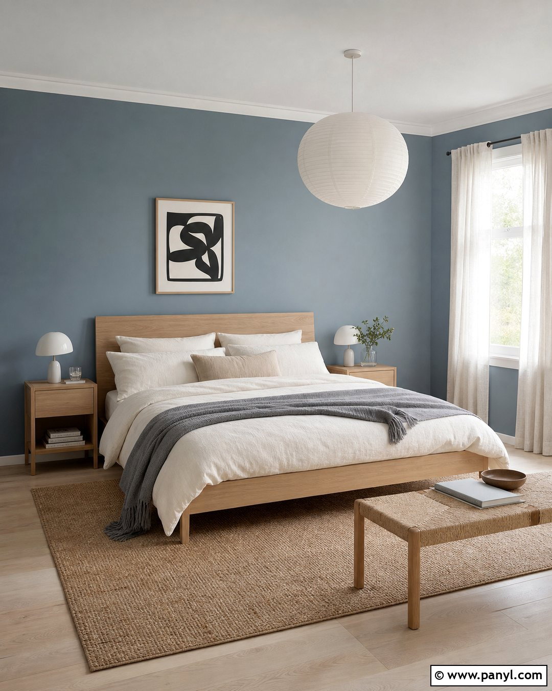 Dusty Blue Scandinavian Bedroom Walls - 30 Dusty Blue Walls