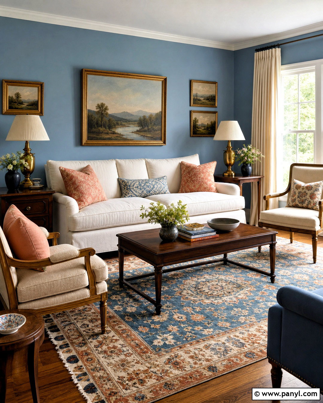 Dusty Blue Sitting Room Color Scheme - 20 sitting room ideas color schemes